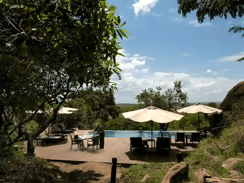 Lemala Kuria Hills Lodge with private plunge pool