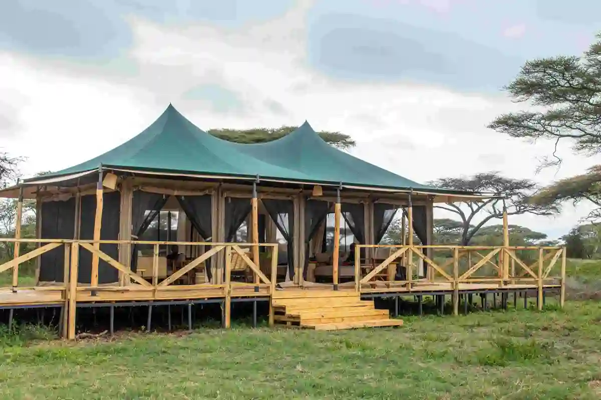Mobile Migration Camp in Serengeti