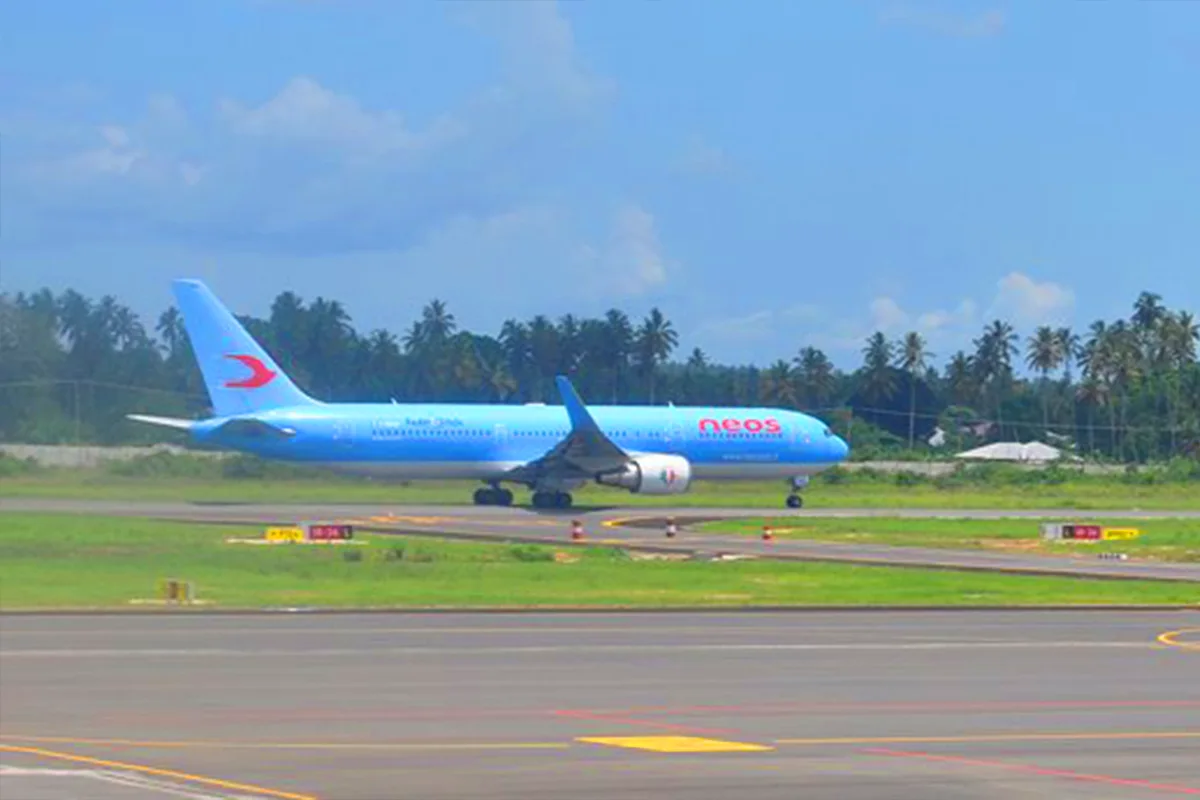 Zanzibar Airport Departure after Romantic Beach Holiday
